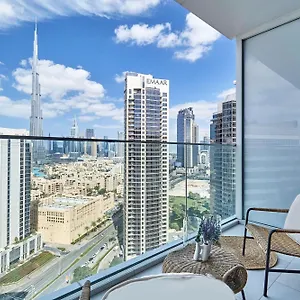 Luxury With Burj Khalifa Or Canal View In Downtown - Marquise Square Tower Apartment Dubai